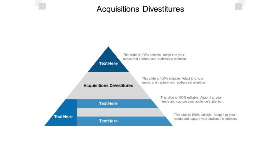 Acquisitions Divestitures Ppt PowerPoint Presentation Summary Layouts Cpb