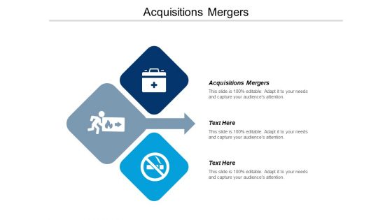 Acquisitions Mergers Ppt PowerPoint Presentation File Smartart Cpb