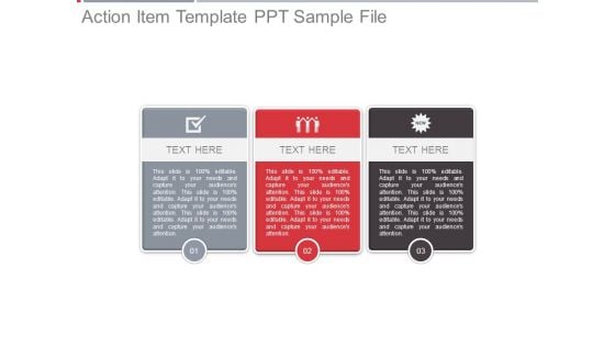 Action Item Template Ppt Sample File