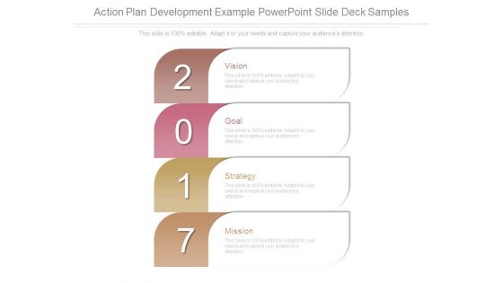 Action Plan Development Example Powerpoint Slide Deck Samples