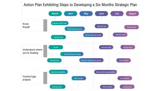 Action Plan Exhibiting Steps To Developing A Six Months Strategic Plan Mockup Action Plan Exhibiting Steps To Developing A Six Months Strategic Plan Mockup