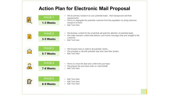 Action Plan For Electronic Mail Proposal Ppt Infographics Inspiration PDF