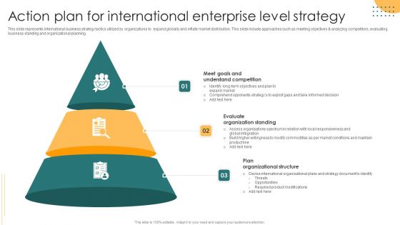 Action Plan For International Enterprise Level Strategy Ideas PDF