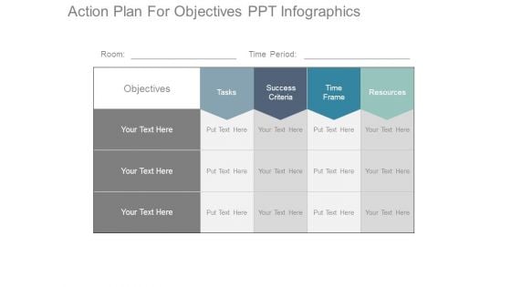 Action Plan For Objectives Ppt Infographics