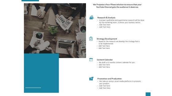 Action Plan For Youtube Marketing Proposal Ppt PowerPoint Presentation Model Slide