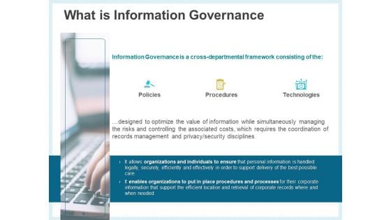 Action Plan Management Infrastructure What Is Information Governance Background PDF