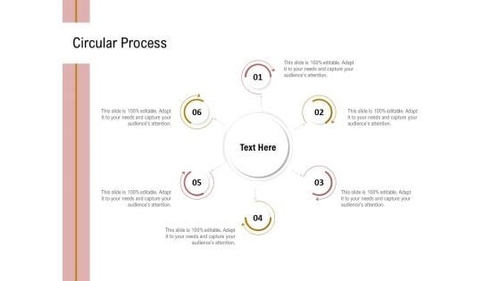 Action Plan Or Hospitality Industry Circular Process Introduction PDF