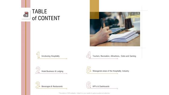 Action Plan Or Hospitality Industry Table Of Content Topics PDF Action Plan Or Hospitality Industry Table Of Content Topics PDF