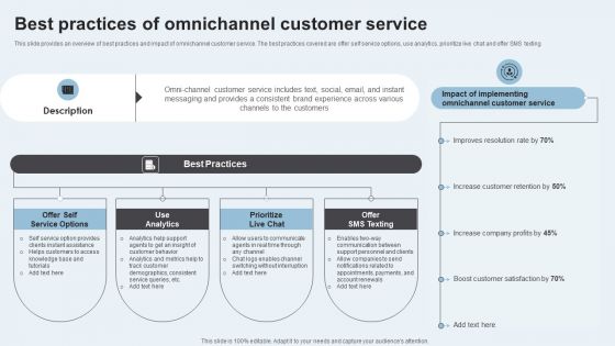 Action Plan To Enhance Client Service Best Practices Of Omnichannel Customer Service Diagrams PDF