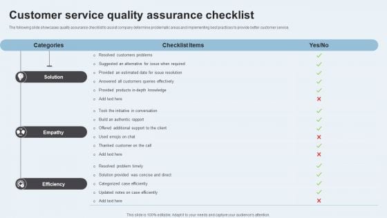 Action Plan To Enhance Client Service Customer Service Quality Assurance Checklist Microsoft PDF Action Plan To Enhance Client Service Customer Service Quality Assurance Checklist Microsoft PDF