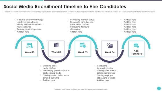 Action Plan To Optimize Hiring Process Social Media Recruitment Timeline To Hire Candidates Graphics PDF Action Plan To Optimize Hiring Process Social Media Recruitment Timeline To Hire Candidates Graphics PDF