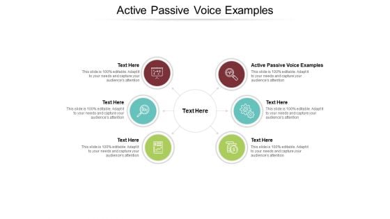 Active Passive Voice Examples Ppt PowerPoint Presentation Portfolio Format Cpb Pdf