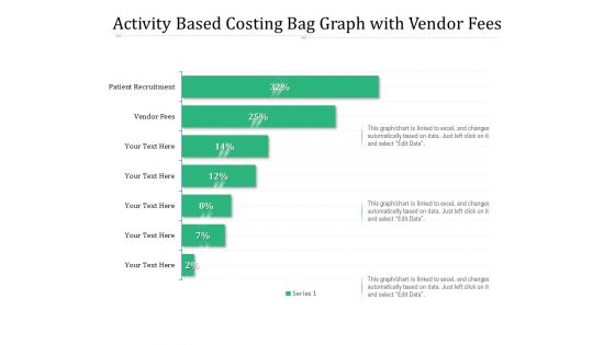 Activity Based Costing Bag Graph With Vendor Fees Ppt PowerPoint Presentation Portfolio Inspiration PDF