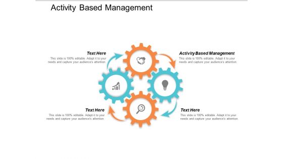 Activity Based Management Ppt Powerpoint Presentation Model Display Cpb