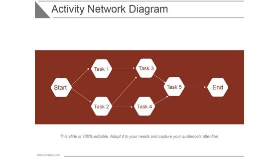 Activity Network Diagram Ppt PowerPoint Presentation Deck