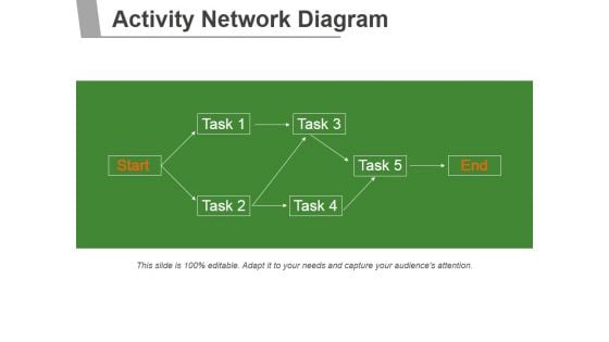 Activity Network Diagram Ppt PowerPoint Presentation Visual Aids