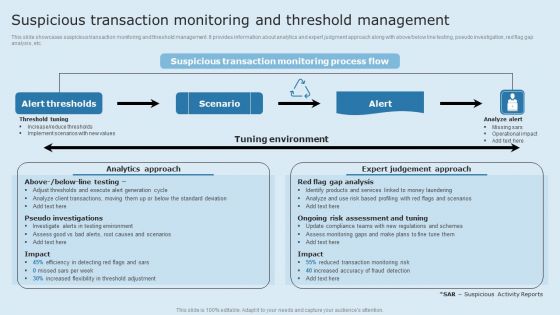 Actual Time Transaction Monitoring Software And Strategies Suspicious Transaction Monitoring Professional PDF