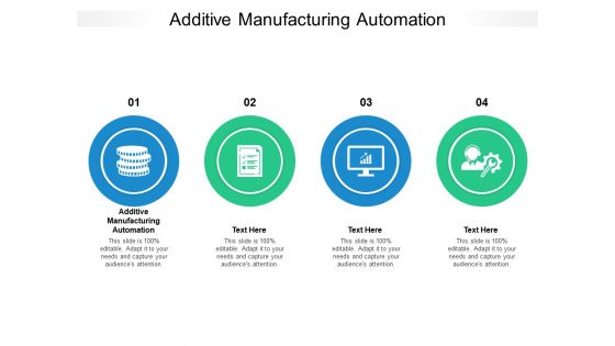 Additive Manufacturing Automation Ppt PowerPoint Presentation Slides Layout Ideas Cpb Pdf