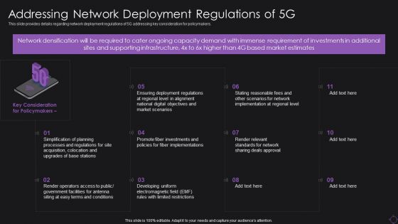 Addressing Network Deployment Regulations Of 5G Brochure PDF