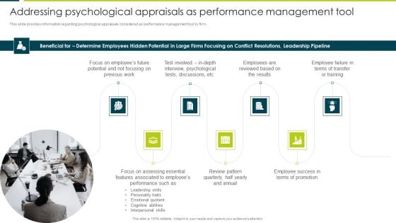 Addressing Psychological Appraisals As Performance Management Tool Download PDF