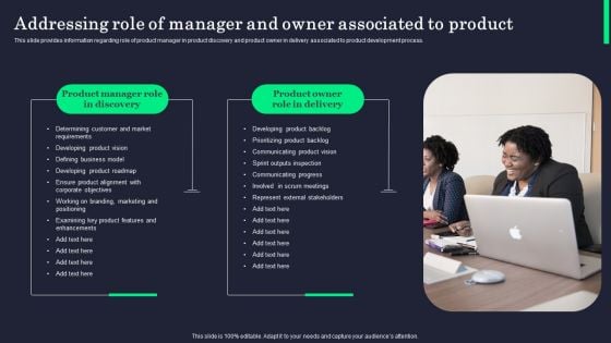 Addressing Role Of Manager And Owner Associated To Product Information PDF