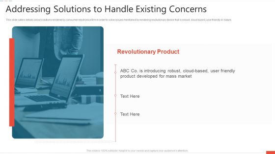 Addressing Solutions To Handle Existing Concerns Structure PDF