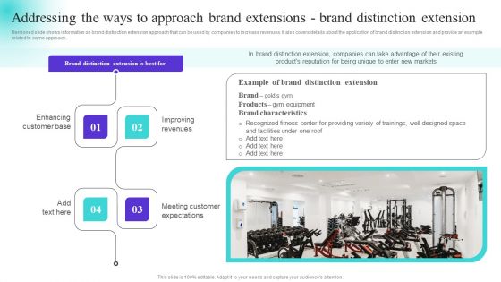 Addressing The Ways To Approach Brand Extensions Brand Distinction Extension Portrait PDF Addressing The Ways To Approach Brand Extensions Brand Distinction Extension Portrait PDF