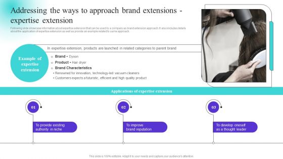 Addressing The Ways To Approach Brand Extensions Expertise Extension Professional PDF