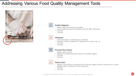 Addressing Various Food Quality Management Tools Assuring Food Quality And Hygiene Formats PDF