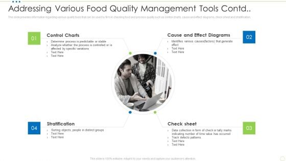 Addressing Various Food Quality Management Tools Contd Food Security Excellence Ppt Infographics Pictures PDF Addressing Various Food Quality Management Tools Contd Food Security Excellence Ppt Infographics Pictures PDF
