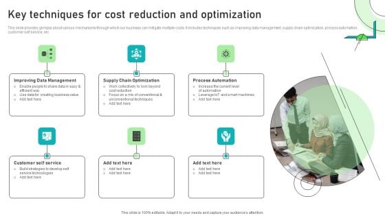 Adjusting Financial Strategies And Planning Key Techniques For Cost Reduction And Optimization Topics PDF