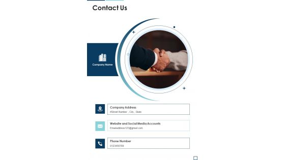Administrating Business Tour And Travel Service Proposal Contact Us One Pager Sample Example Document Administrating Business Tour And Travel Service Proposal Contact Us One Pager Sample Example Document