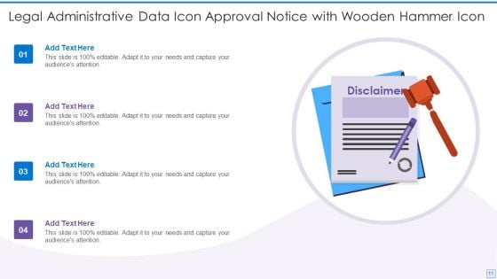 Administrative Data Icon Ppt PowerPoint Presentation Complete With Slides