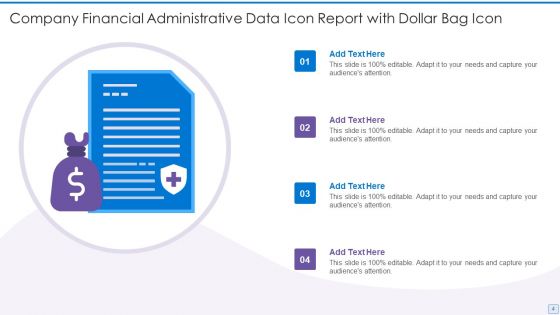 Administrative Data Icon Ppt PowerPoint Presentation Complete With Slides
