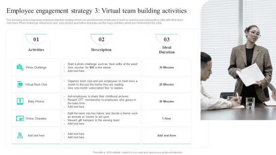 Adopting Flexible Work Policy Employee Engagement Strategy 3 Virtual Team Building Information PDF Adopting Flexible Work Policy Employee Engagement Strategy 3 Virtual Team Building Information PDF
