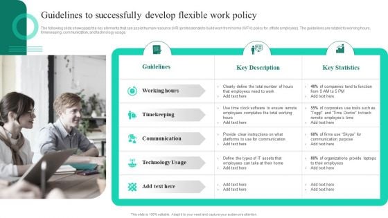 Adopting Flexible Work Policy Guidelines To Successfully Develop Flexible Work Policy Clipart PDF Adopting Flexible Work Policy Guidelines To Successfully Develop Flexible Work Policy Clipart PDF