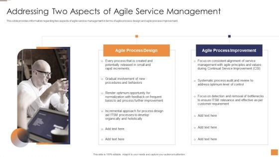 Adopting Information Technology Infrastructure Addressing Two Aspects Of Agile Service Management Background PDF