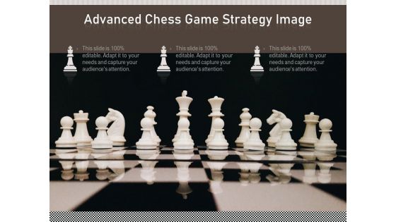 Advanced Chess Game Strategy Image Ppt PowerPoint Presentation File Background Image PDF