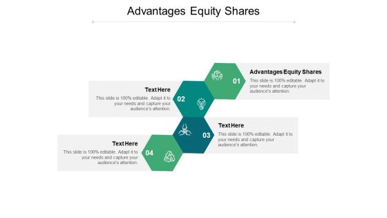 Advantages Equity Shares Ppt PowerPoint Presentation Inspiration Smartart Cpb