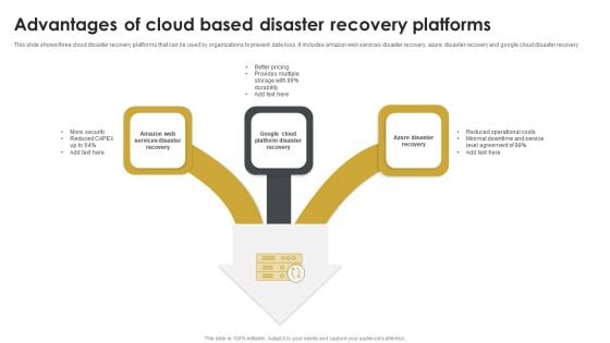 Advantages Of Cloud Based Disaster Recovery Platforms Sample PDF