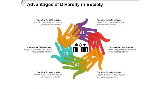 Advantages Of Diversity In Society Ppt PowerPoint Presentation Inspiration Graphics Template PDF