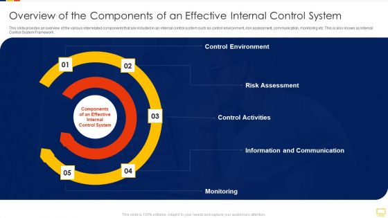 Advantages Of Efficient Overview Of The Components Of An Effective Internal Control Diagrams PDF