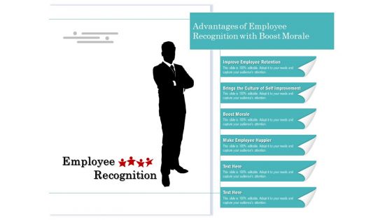 Advantages Of Employee Recognition With Boost Morale Ppt PowerPoint Presentation Icon Styles PDF