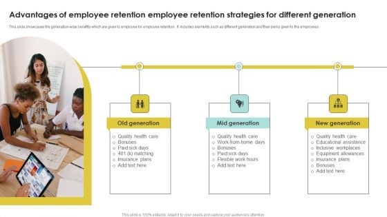Advantages Of Employee Retention Employee Retention Strategies For Different Generation Background PDF Advantages Of Employee Retention Employee Retention Strategies For Different Generation Background PDF