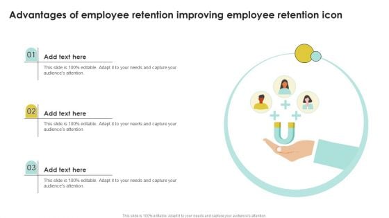 Advantages Of Employee Retention Improving Employee Retention Icon Icons PDF