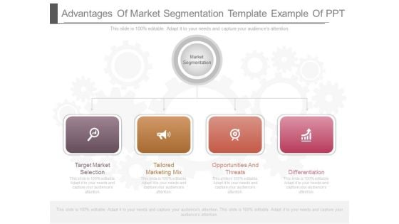 Advantages Of Market Segmentation Template Example Of Ppt