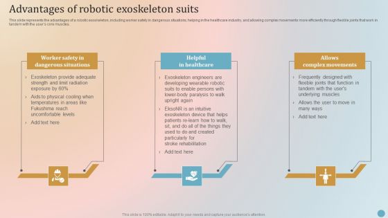 Advantages Of Robotic Exoskeleton Suits Sample PDF