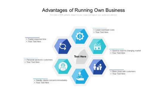 Advantages Of Running Own Business Ppt PowerPoint Presentation Gallery Graphics Design