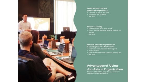 Advantages Of Using Job Aids In Organization Ppt PowerPoint Presentation Gallery Summary PDF Advantages Of Using Job Aids In Organization Ppt PowerPoint Presentation Gallery Summary PDF