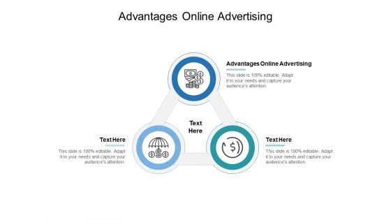 Advantages Online Advertising Ppt PowerPoint Presentation Gallery Show Cpb